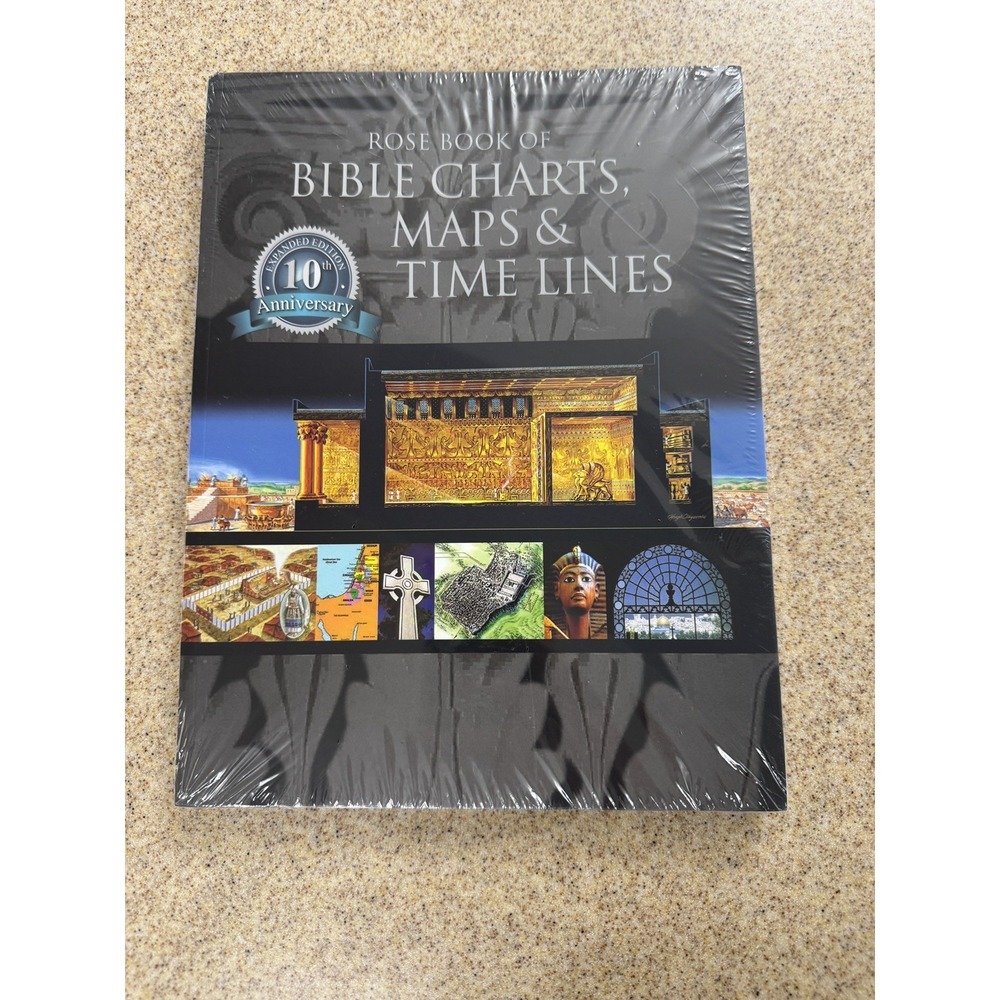 Rose Book of Bible Charts, Maps, and Time Lines Softcover New Sealed Expanded